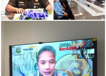 Asisten Pembinaan Kejaksaan Tinggi Riau Ikuti Kegiatan Webinar Peningkatan Kapabilitas Aparatur Sipil Negara dalam Melaksanakan Service Excellent secara Virtual
