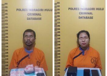Satres Narkoba Polres Inhu Ringkus Sepasang Pengedar Sabu di Lirik
