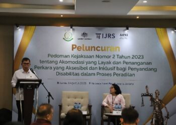 Kejaksaan Agung Luncurkan Pedoman Nomor 2 Tahun 2023, Akomodasi Penanganan Perkara Pidana yang Layak Bagi Penyandang Disabilitas