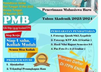 Berizin Terakreditasi dan Berkualitas, Ayo Kuliah di ITPN Ende!
