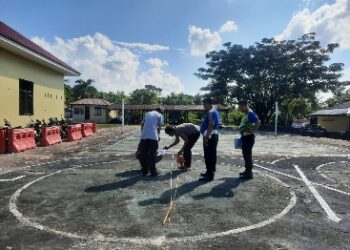 Sirkuit Praktik SIM Berubah Bentuk dari  angka 8 menjadi huruf S