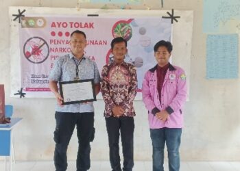 Satnarkoba Polres Kampar Sosial Bahaya Narkoba di MTS Ganting Damai