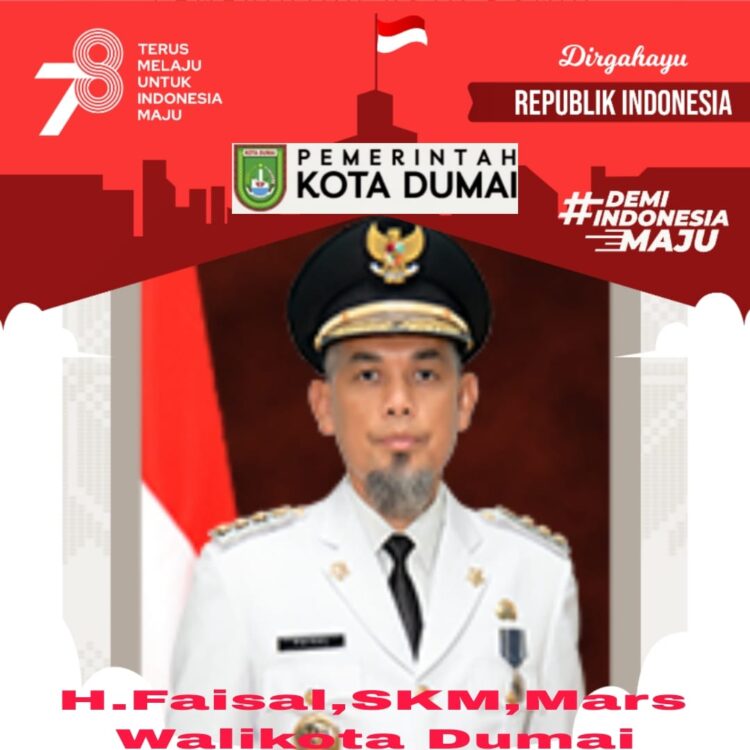 HUT RI ke 78 Walikota Dumai H.Faisal.SKM.MARS