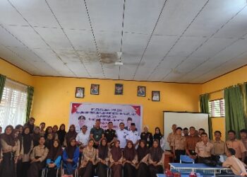 Satresnarkoba Polres Kampar Gelar Sosialisasi P4GN&PN di SMAN 1 Salo