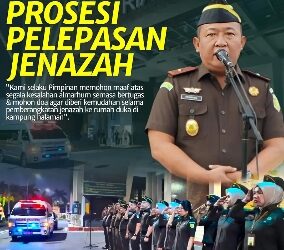 Wakil Kepala Kejaksaan Tinggi Riau memimpin Prosesi Pelepasan Jenazah