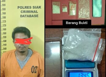 Tim Opsnal Satres Narkoba Polres Siak Amankan Satu Orang Pria Diduga Pelaku Penyalahgunaan Narkotika