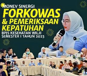 Asisten PTUN Kejati Riau hadiri Monev Sinergi Forkowas dan Pemeriksaan Kepatuhan BPJS Kesehatan Wilayah II Semester I Tahun 2023