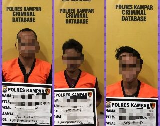 3 Pelaku Judi Togel Diamankan Tim Macan Kampar Satreskrim Polres Kampar