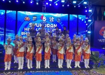 Kapolres Siak AKBP Asep Sujarwadi Terima Dua Penghargaan Dari Kapolda Riau Pada Syukuran Hari Lalu Lintas Bhayangkara ke – 68