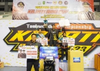 PIALA BERGILIR KAJATI RIAU CUP 2023 DI RAIH OLEH TAEKWONDO ANDALAN KEJATI RIAU