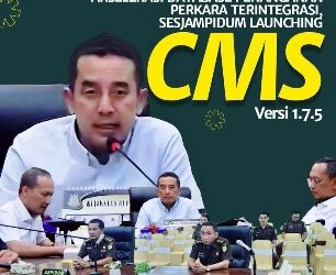 Asisten Tindak Pidana Umum Kejati Riau mengikuti kegiatan Launching Case Management System Versi 1.7.5 Perkara Tindak Pidana Umum secara virtual