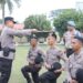 6 Bintara Remaja Polres Kampar Ikuti Tradisi Pembaretan
