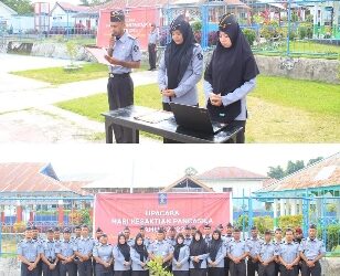 KEPALA LAPAS KELAS III LABUHA PIMPIN UPACARA PERINGATAN HARI KESAKTIAN PANCASILA