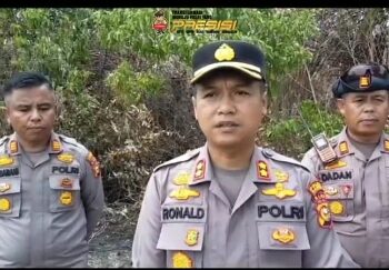 Terjadi Kebakaran Lahan Lebih Kurang 4 hektar di Wilayah Hukum Tambang,Kapolres Kampar Langsung Turun ke Lokasi Kejadian ini perintah Kapolres