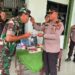 Sambut HUT TNI ke-78 Dua Kapolsek sekaligus Sambangi Koramil 16 Tapung 