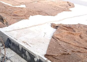 Sempat Viral Di Media Online Pekerjaan Jalan Cor Asal Jadi Akhirnya Lembaga TOPAN RI DPW Jambi Turun Lapangan