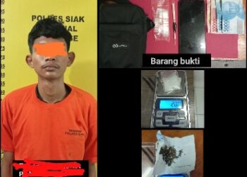 Satres Narkoba Polres Siak Amankan satu Orang Pria Diduga Pelaku Penyalahgunaan Narkotika
