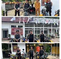 Antisipasi Gangguan Kamtibmas, Polres Kuansing Tingkatkan Patroli ke Kantor KPU dan Bawaslu Kabupaten Kuansing