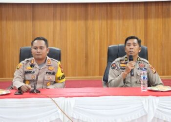 Polres Kuansing Gelar Coffee Morning Bersama Insan Pers Dalam Rangka Cooling System Pemilu 2024