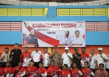 Polres Kuansing Hadiri Pembukaan Kejuaraan Olaraga Tradisional Kormi Kabupaten Kuansing Tahun 2023