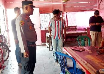 Kapolsek AKP Jurfredi SH Tindak Lanjuti Laporan Masyarakat Terkait Dugaan Tempat Perjudian Gelper di Tapung Hilir