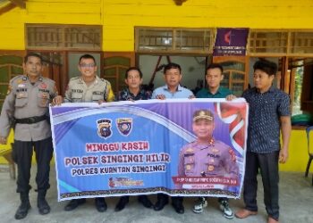 Minggu Kasih Polsek Singingi Dan Polsek Singingi Hilir, Sarana Komunikasi Polri Dan Masyarakat