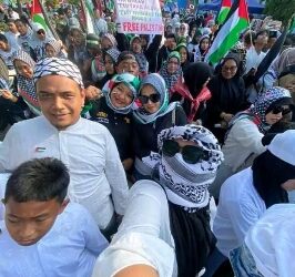 Solidaritas Jutaan Warga Kabupaten Bekasi dalam Aksi Bela Palestina