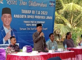 Anggota DPRD Profinsi Jambi Fraksi Demokrat Dapil Bungo-Tebo,, H. Harmain SE. MM. Adakan Reses Silaturahmi Bersama Warga
