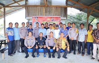Jumat Curhat Polres Kuansing Bersama Kepala Desa, Perangkat Desa dan Tokoh Masyarakat 
