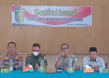 Kapolsek Singingi Hilir Hadiri Sosialisasi Pembinaan Wawasan Kebangsaan