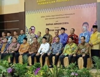 Kepala Kejaksaan Tinggi Riau Hadiri Serah Terima Jabatan Kepala BPK Perwakilan Provinsi Riau