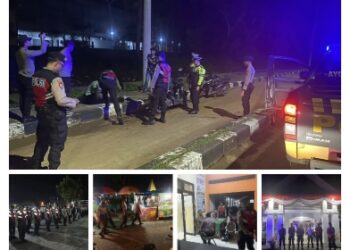 Polres Kuansing Tingkatkan Patroli KRYD Jaga Kamtibmas Dalam Rangka Cooling System Pemilu Damai 2024