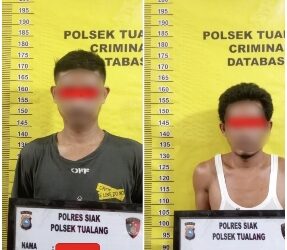 2 Pelaku Pencurian Radiator Genset diamankan oleh Tim Opsnal Polsek Tualang, 1 DPO