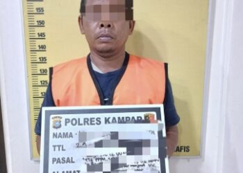 Polsek Kampar Kiri Tangkap Diduga Pelaku Ilegal Logging