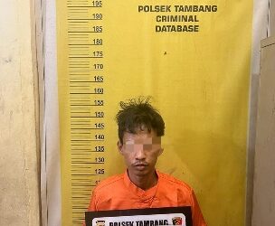 Polsek Tambang Tangkap Pelaku Narkoba di Lapangan Bola Desa Kualu
