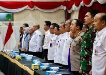 Kapolresta Pekanbaru Hadiri Rapat Koordinasi Persiapan Distribusi Pemilihan Umum Tahun 2024