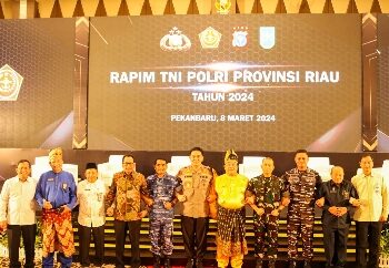 Kajati Riau Hadiri Rapim TNI- Polri Provinsi Riau Tahun 2024