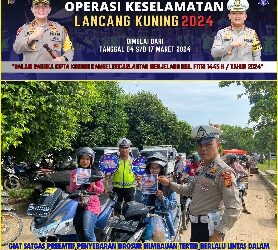 Polres Kuansing Melaksanakan Giat Pemasangan Stiker dan Penyebaran Brosur Himbauan Tertib Berlalu Lintas ini pesan Kasatlantas