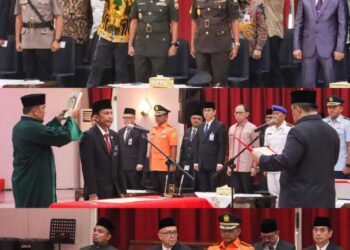 Kajati Riau Hadiri Pelantikan dan Pengambilan Sumpah Jabatan Penjabat Sekretaris Daerah Provinsi Riau