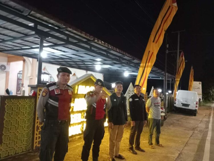 Polres Kuansing Lakukan Pengamanan Ibadah Sholat Tarawih di Berbagai Masjid