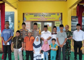 Safari Ramadhan 1445 H Kapolres Pelalawan ke Mapolsek Ukui dan Sampaikan Himbauan Kamtibmas