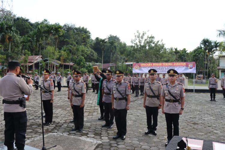 Gerbong Mutasi, Promosi dan Rotasi Di Jajaran Pejabat Utama Polres Sawahlunto Bergulir