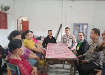 Giat Minggu Kasih Polres Kuansing di Gereja GPIB Efrata kelurahan Sei Jering