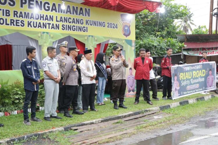 Polres Kuansing Gelar Kegiatan Riau Road Safety Ramadhan Cipayung Plus untuk Meningkatkan Kesadaran Berlalu Lintas