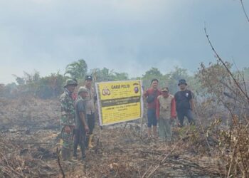 Polres Rokan Hilir Tangkap Pelaku Pembakar Hutan dan Lahan