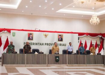 Wakajati Riau Hadiri Rakor Ketersediaan Bahan Pokok dan Kesiapan Arus Mudik Lebaran Tahun 2024 Provinsi Riau