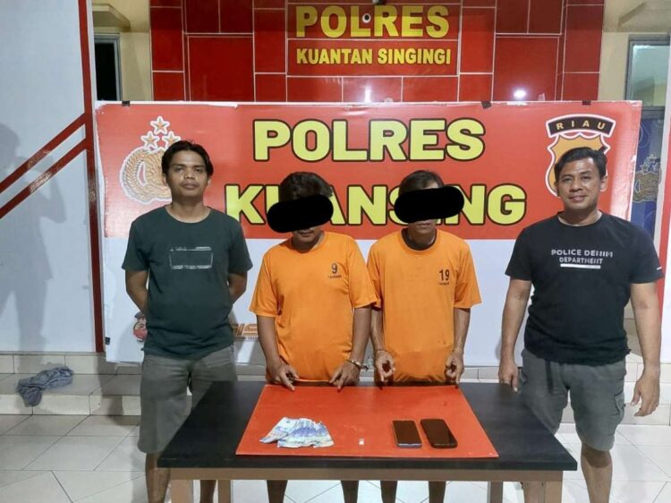 Tim Mata Elang Sat Resnarkoba Polres Kuansing Ungkap Kasus Penyalahgunaan Narkotika Jenis Shabu di Sungai Jering