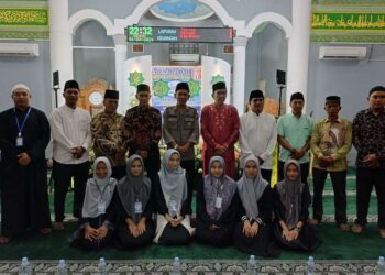 Polsek Kuantan Tengah Kawal Pembukaan MTQ Ke-4 Tingkat Kenegerian Kari Kecamatan Kuantan Tengah Berjalan Lancar