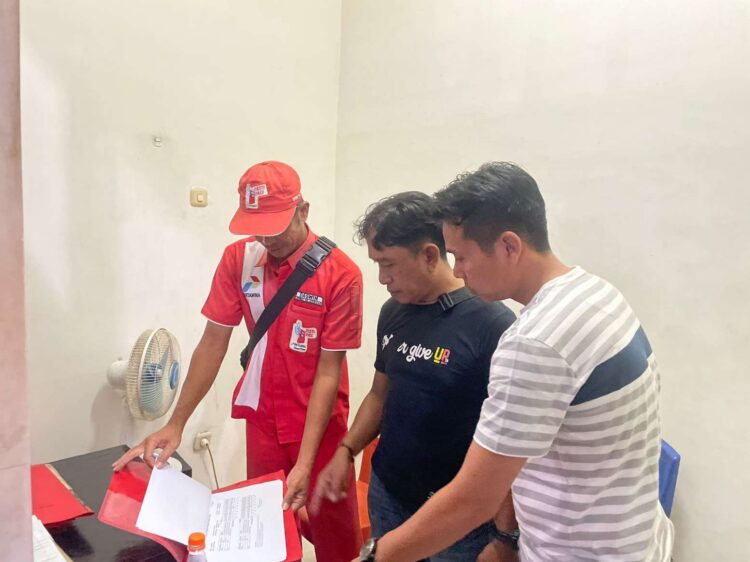 Sat Reskrim Polres Kuansing Melakukan Pengecekan Pendistribusian dan Penyaluran BBM di SPBU Sungai Jering