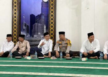 Kapolres Kuansing Hadiri Acara Pelepasan Kontingen MTQ Kabupaten Kuansing Menuju Kota Dumai